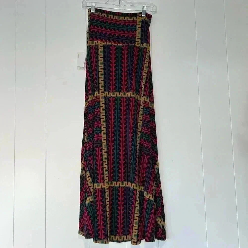 LulaRoe Maxi Multicolor Skirt NWT 10